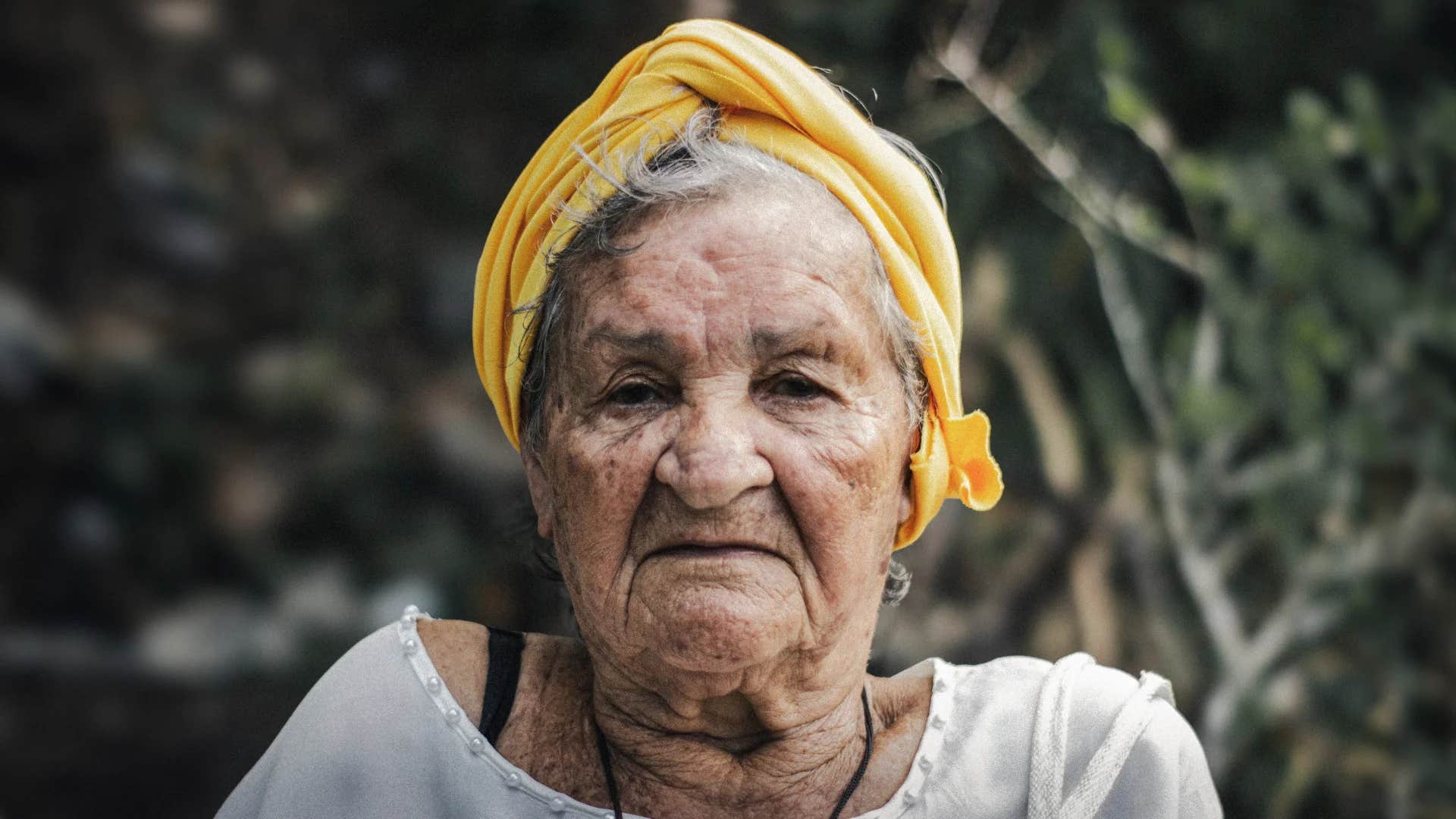 older woman stuck in the 20th century saying we grew up respecting authority