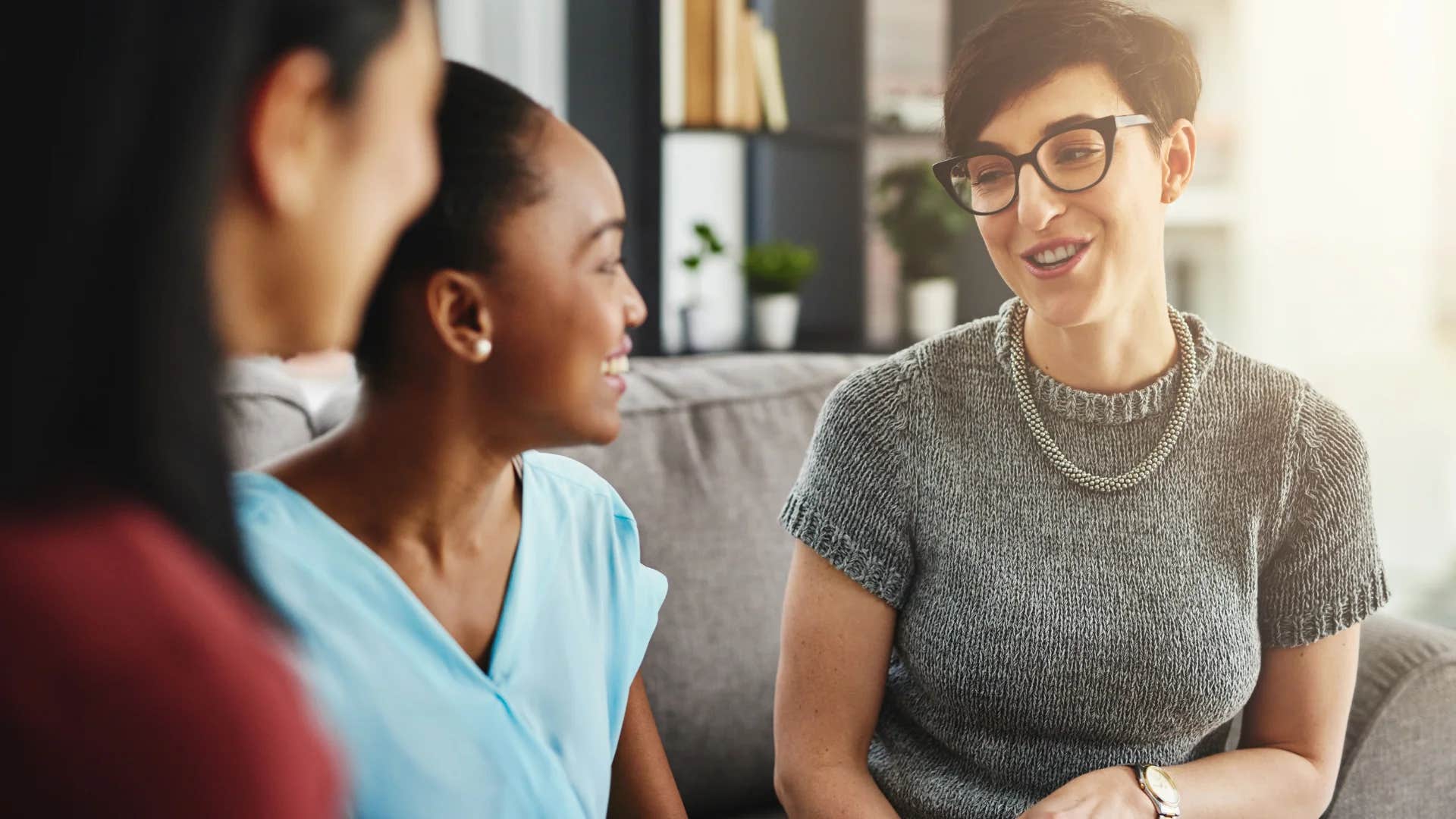 woman who refuses to get caught in work drama saying i'll defer to this person for that
