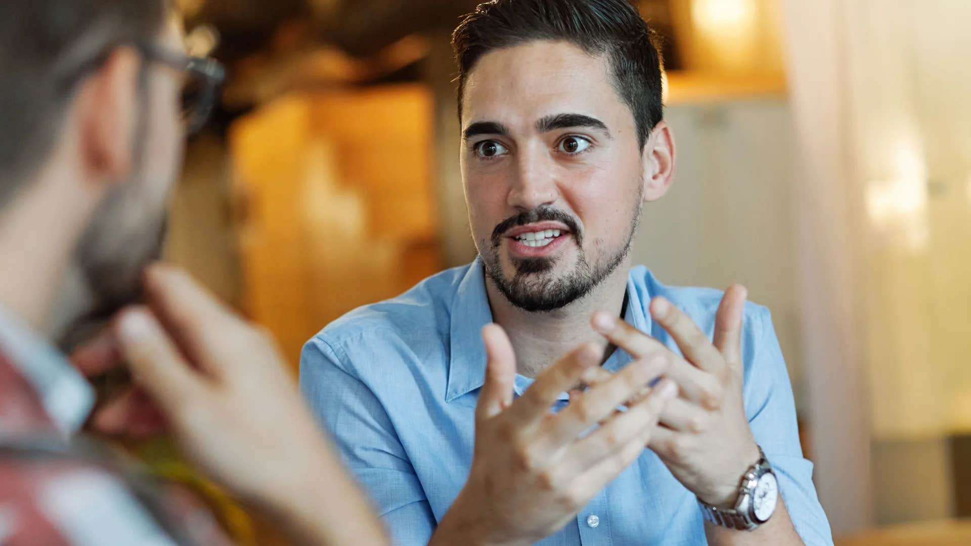 man who refuses to get caught in work drama saying i've got a full workload let's come back to that