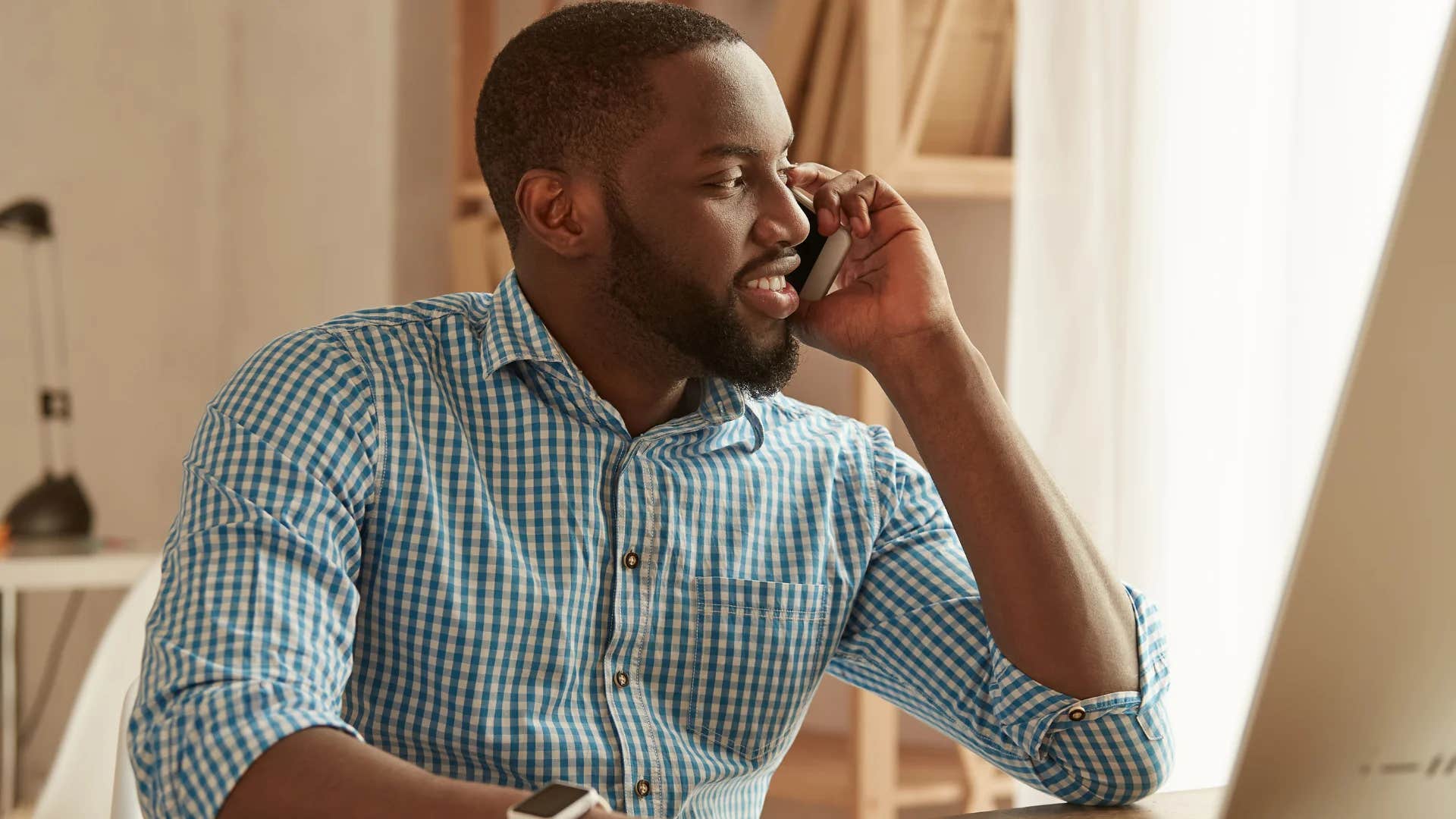 man who refuses to get caught in work drama saying let's revisit this in a couple of weeks
