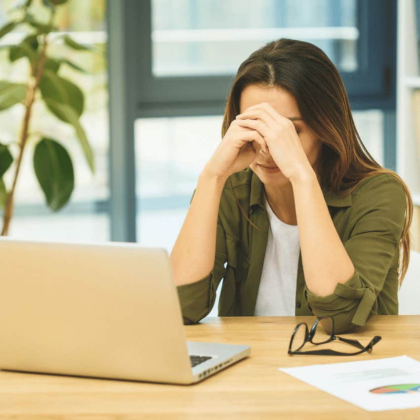 woman who isn't doing well mentally developing compulsive rituals