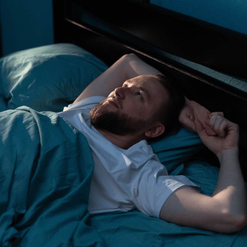 man who isn't doing well mentally developing rumination and mental time travel