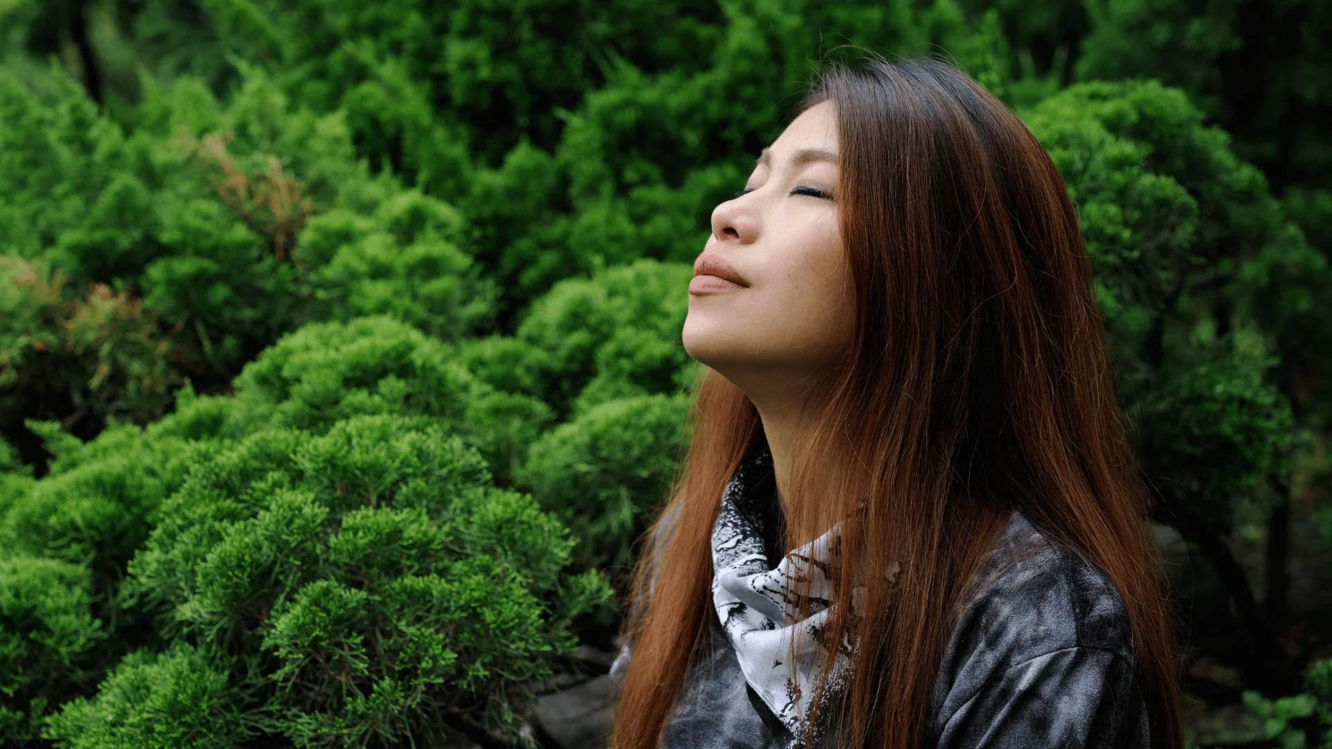 young woman in a deeply reflective hermit phase experiencing heightened sensitivity