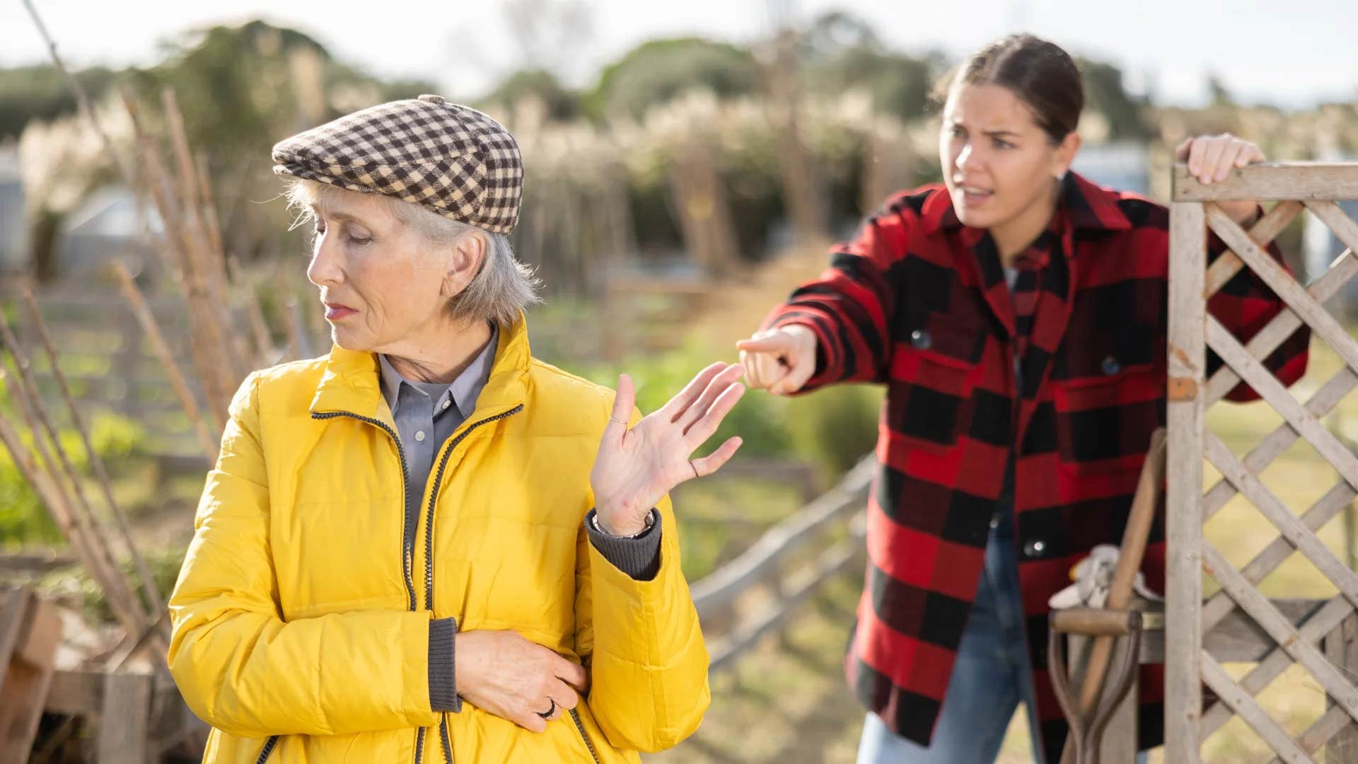 older woman not falling for mind games telling woman i'm not going to engage in that