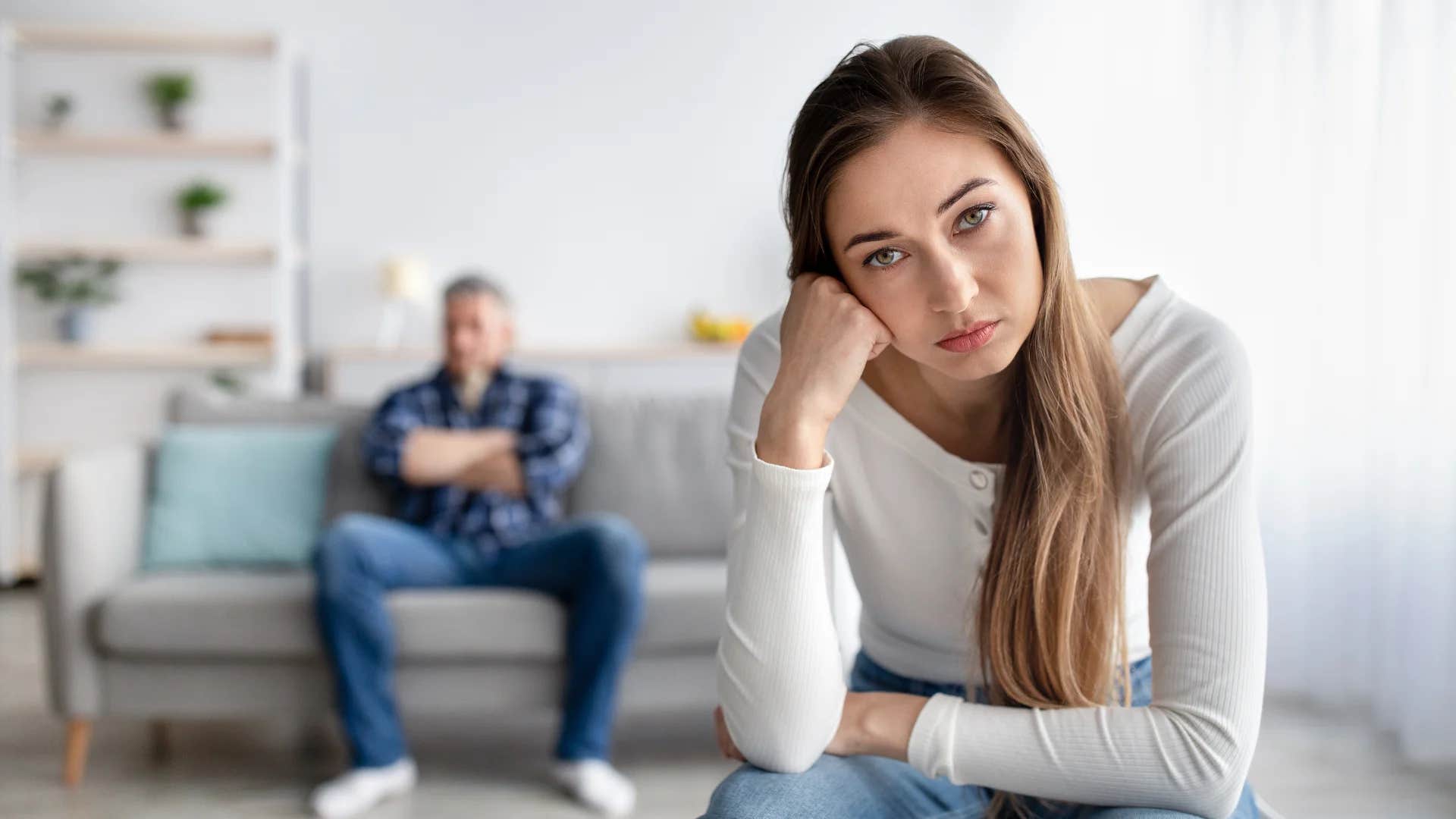 woman not falling for mind games telling man your reaction to my boundaries isn't my responsibility