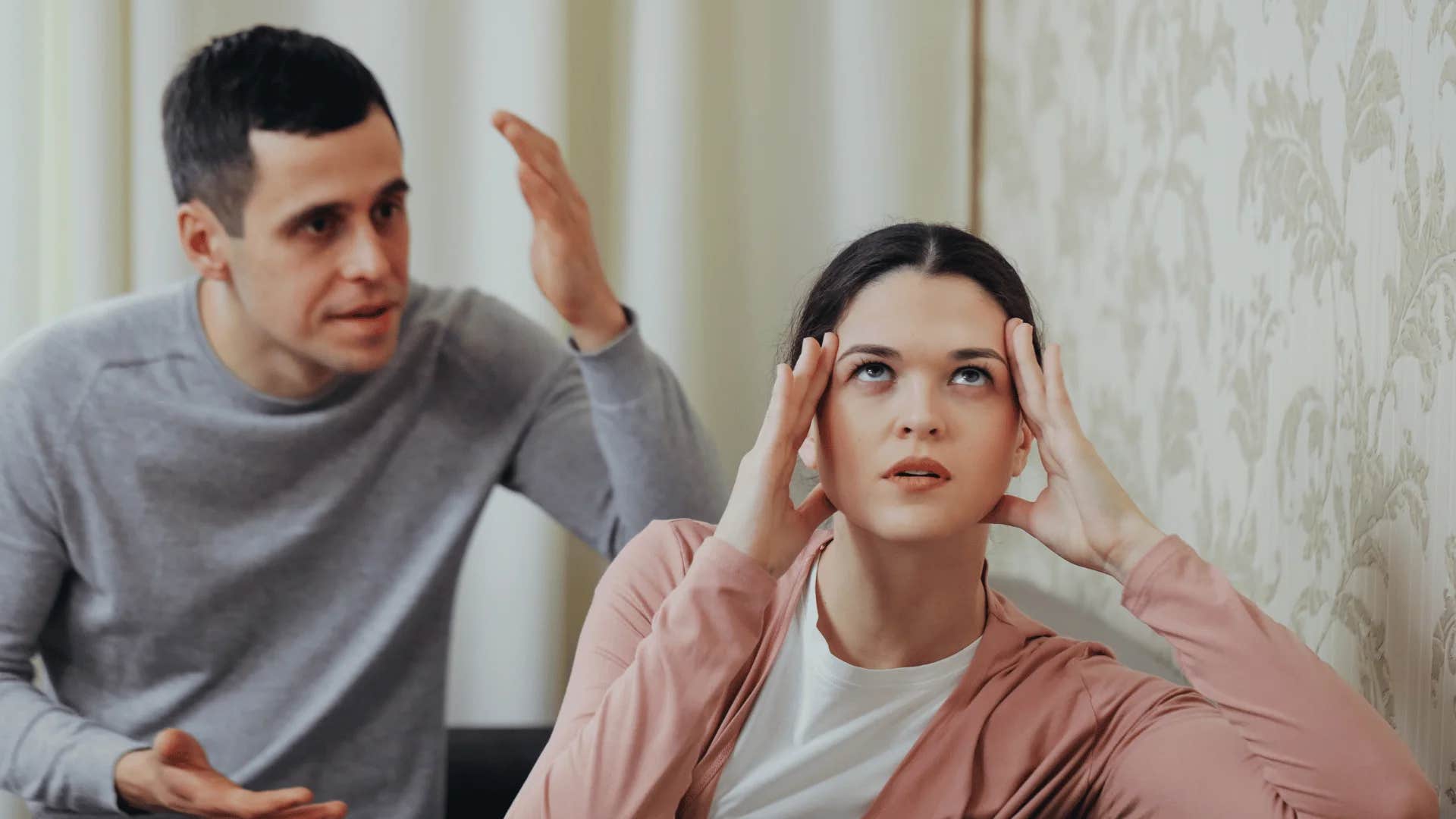 woman who doesn't respect man not listening