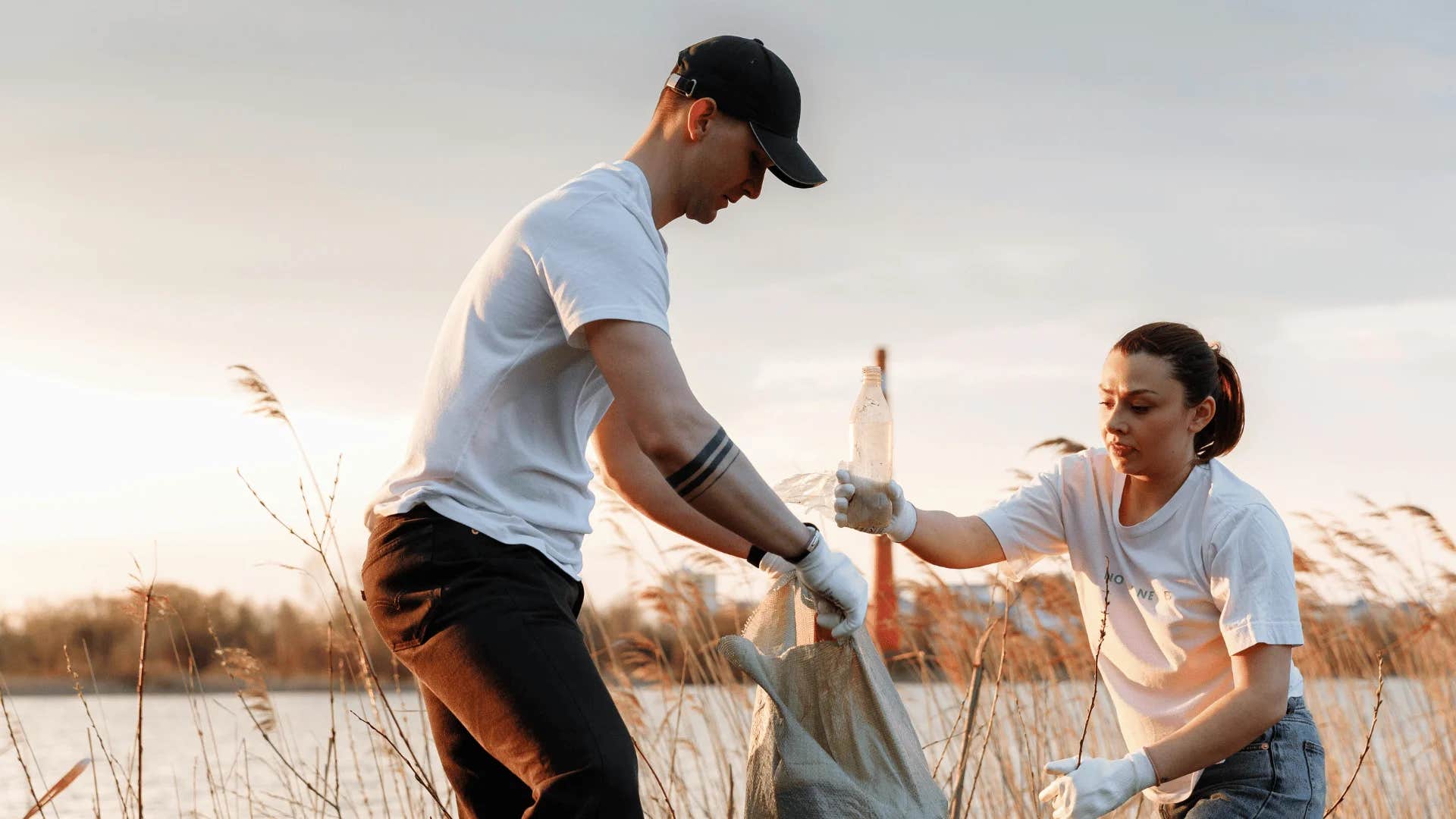 genuinely good-hearted man cleaning up messes even if they aren't yours