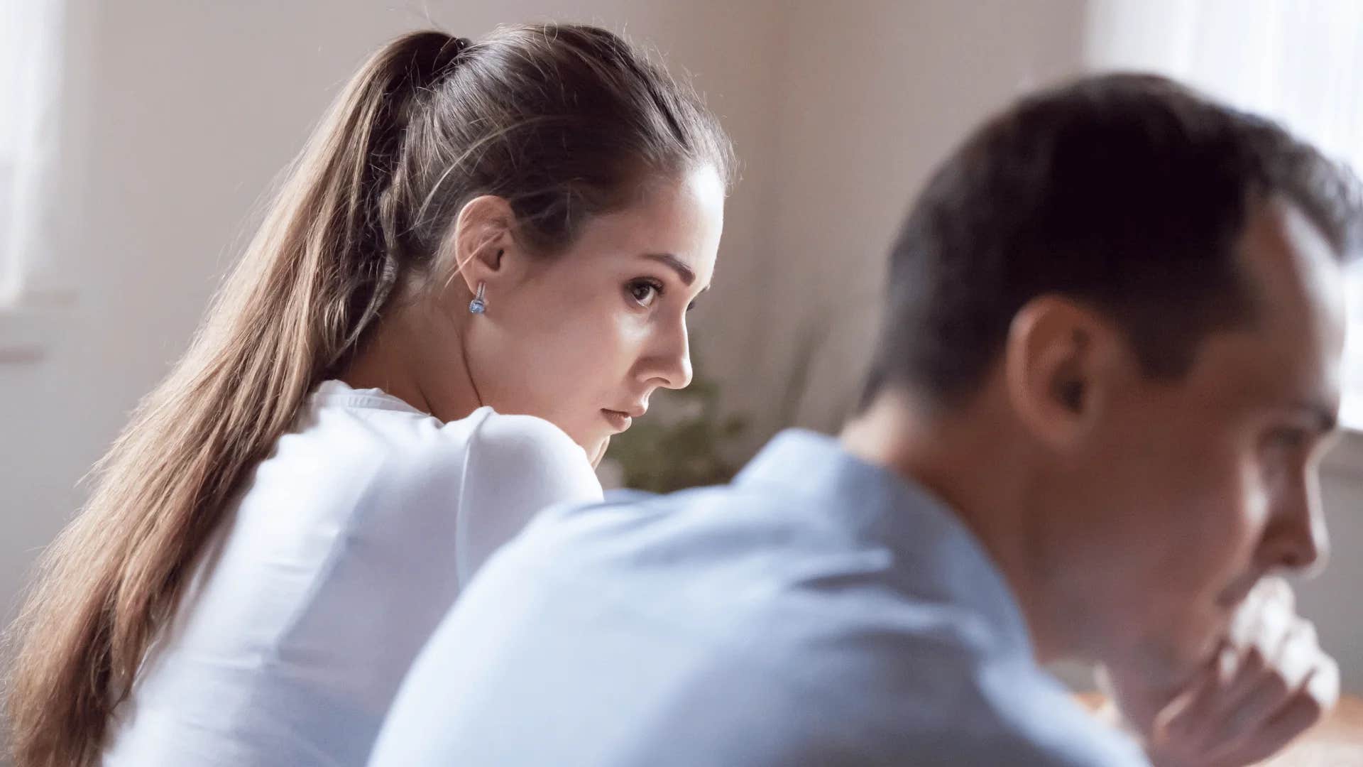 woman who had a hard life not trusting people easily