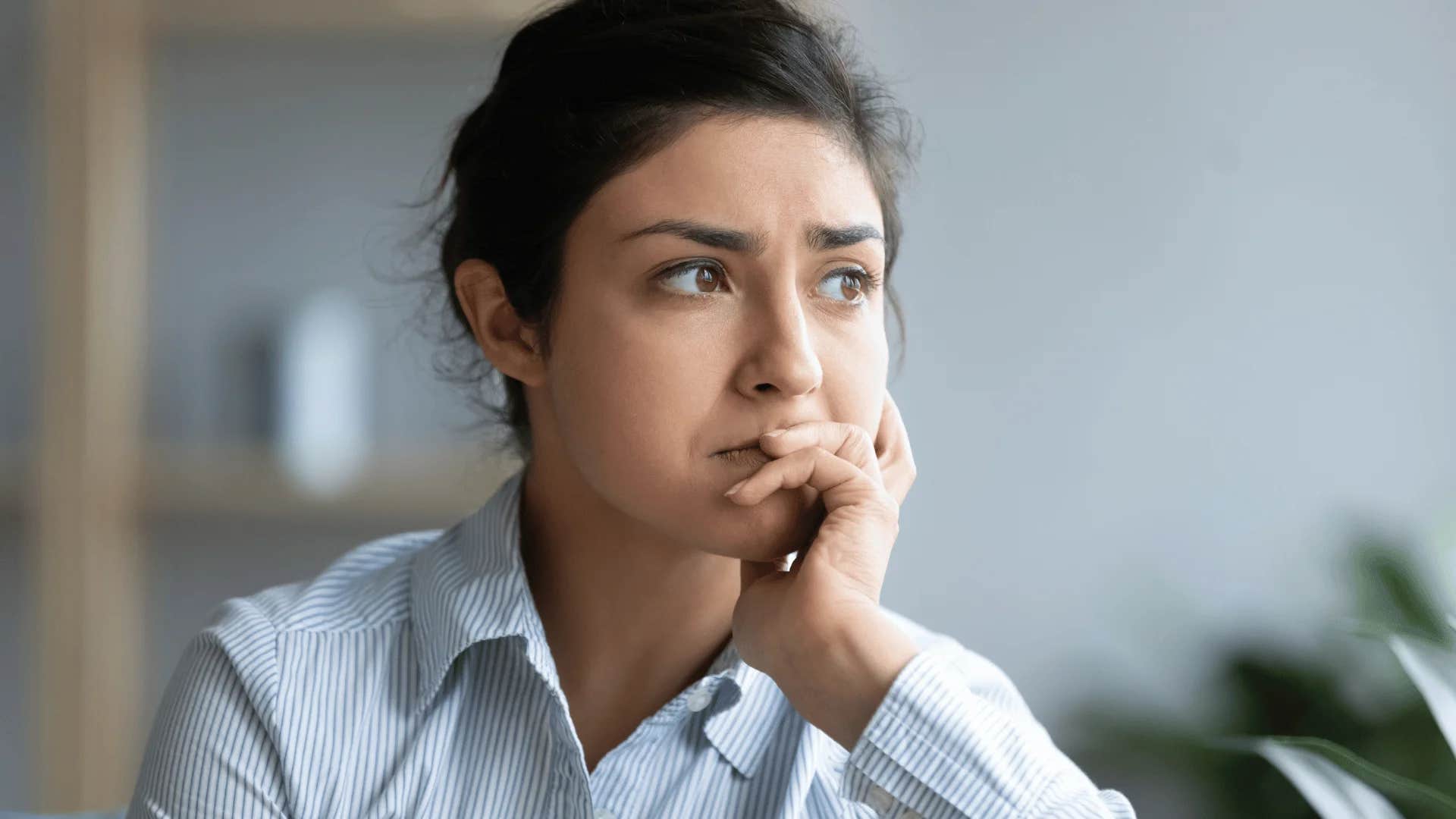 woman who had a hard life having a very steady routine