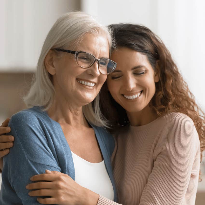 woman who has parent who would reciprocate grew up with a backbone