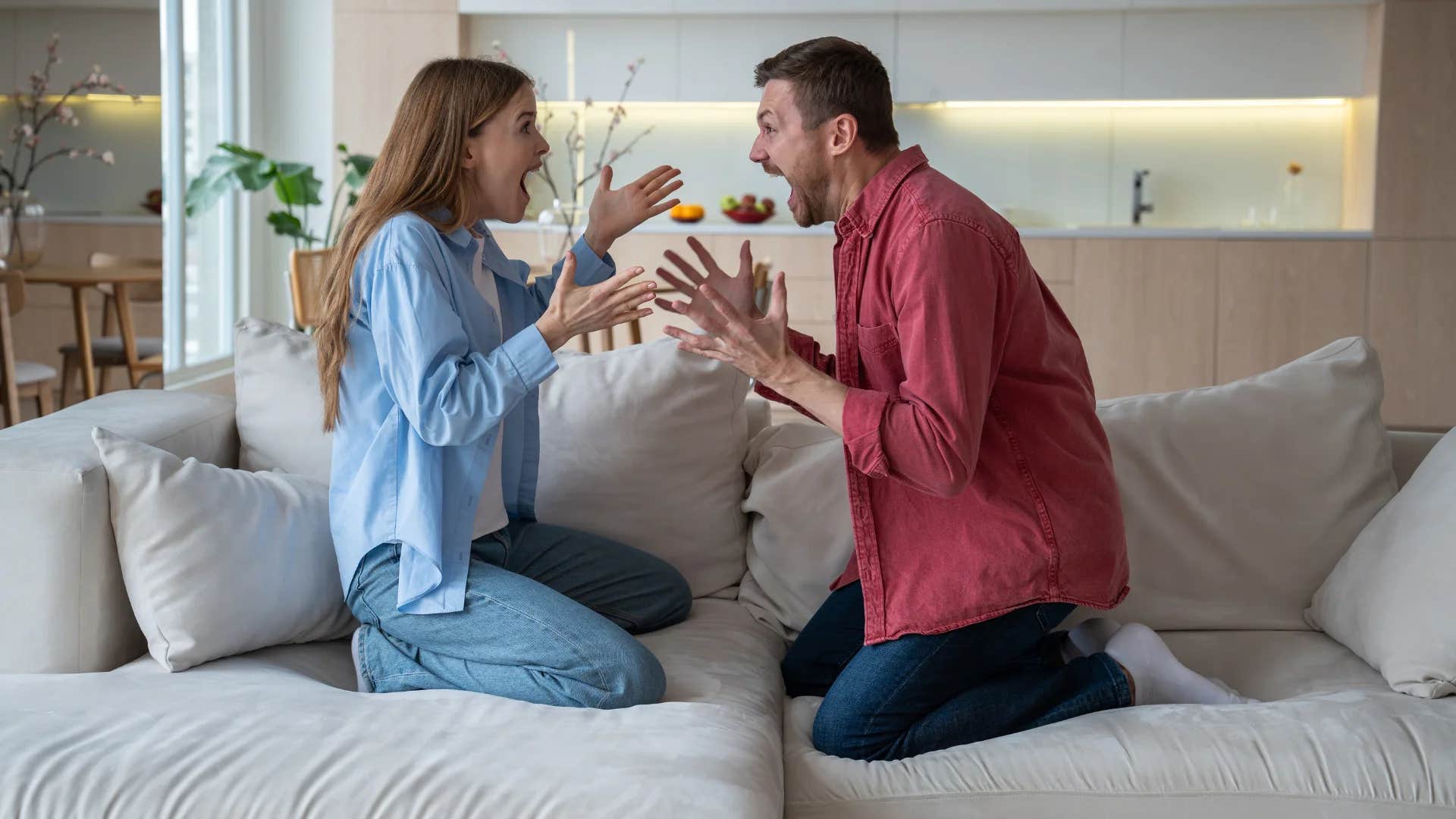 woman with high self-respect saying we'll get anywhere if we keep arguing