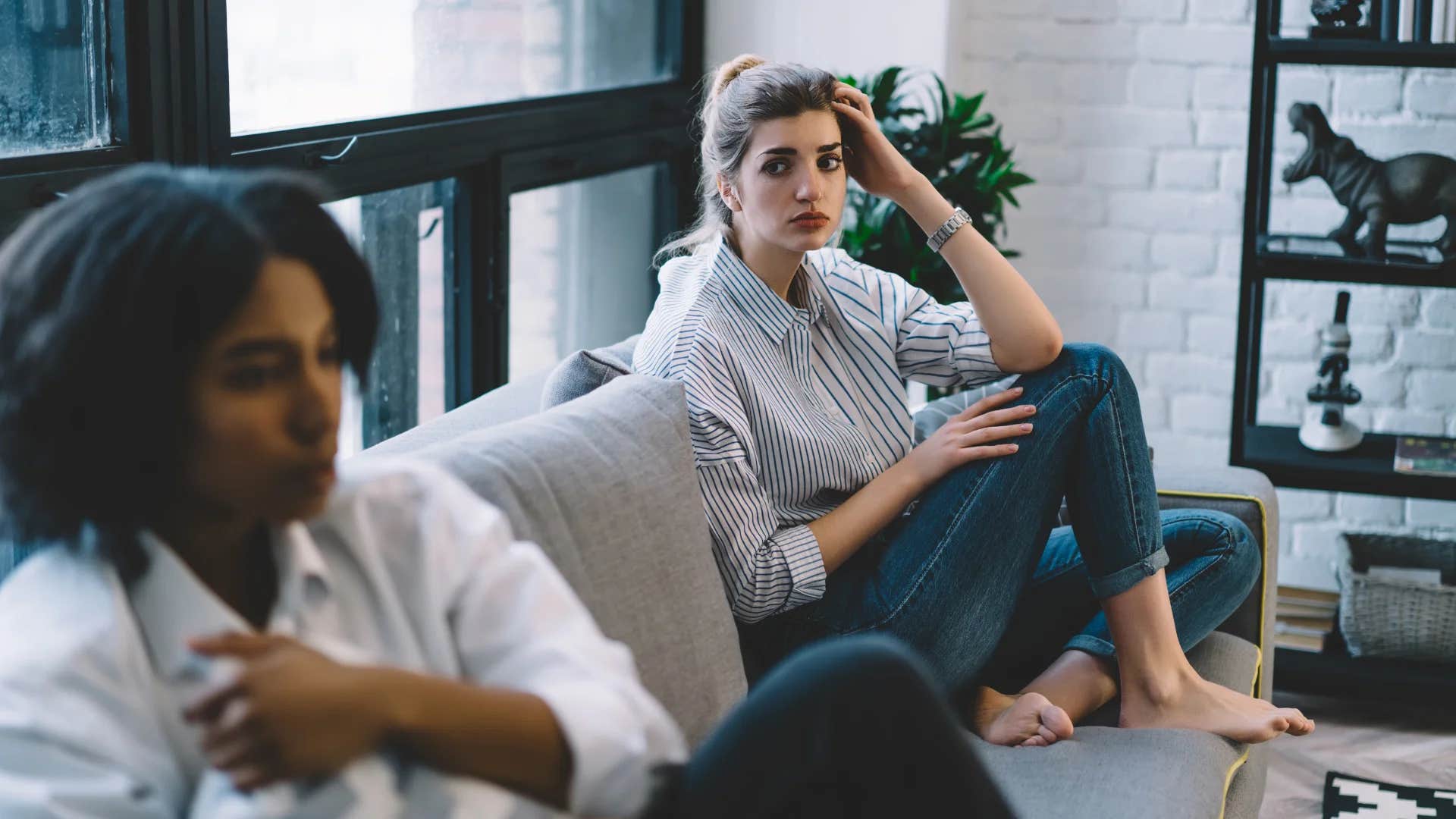 woman with high self-respect saying we just have different opinions