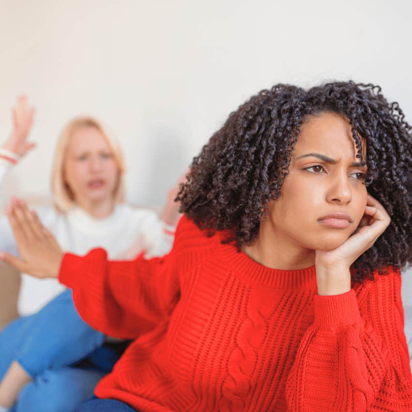 woman with high self respect cutting abusive relationship out of their lives