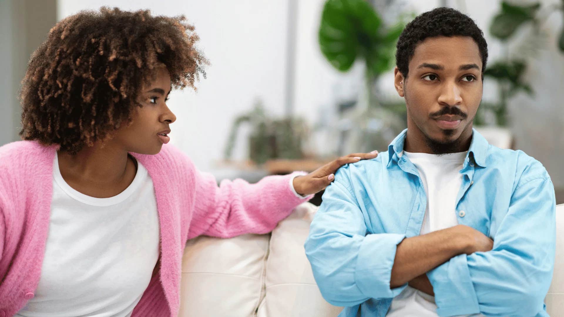 man who is highly sensitive saying i don't feel comfortable with how you expressed that