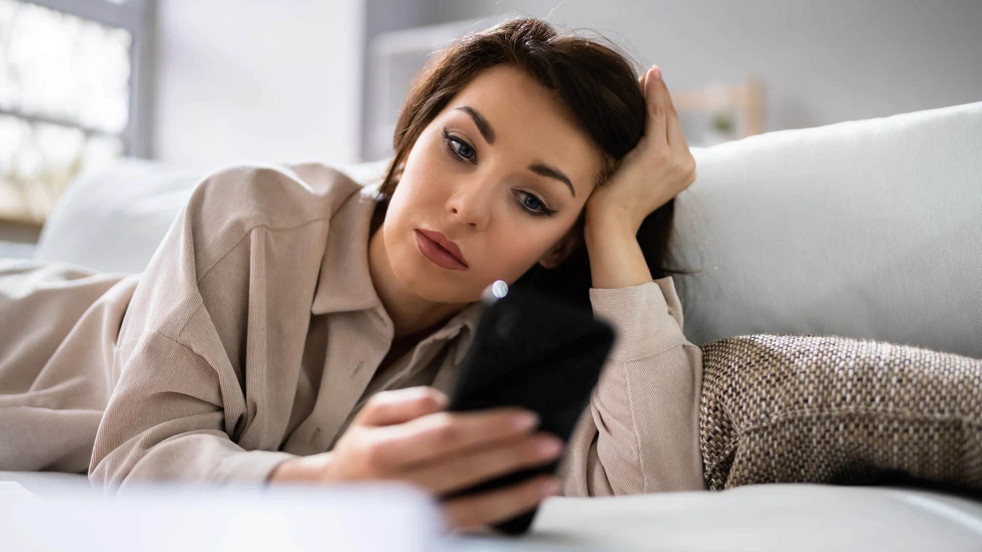 woman who is about to be ghosted being told i've just been really busy lately