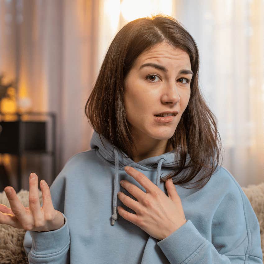 woman shrugging saying i've been meaning to do that