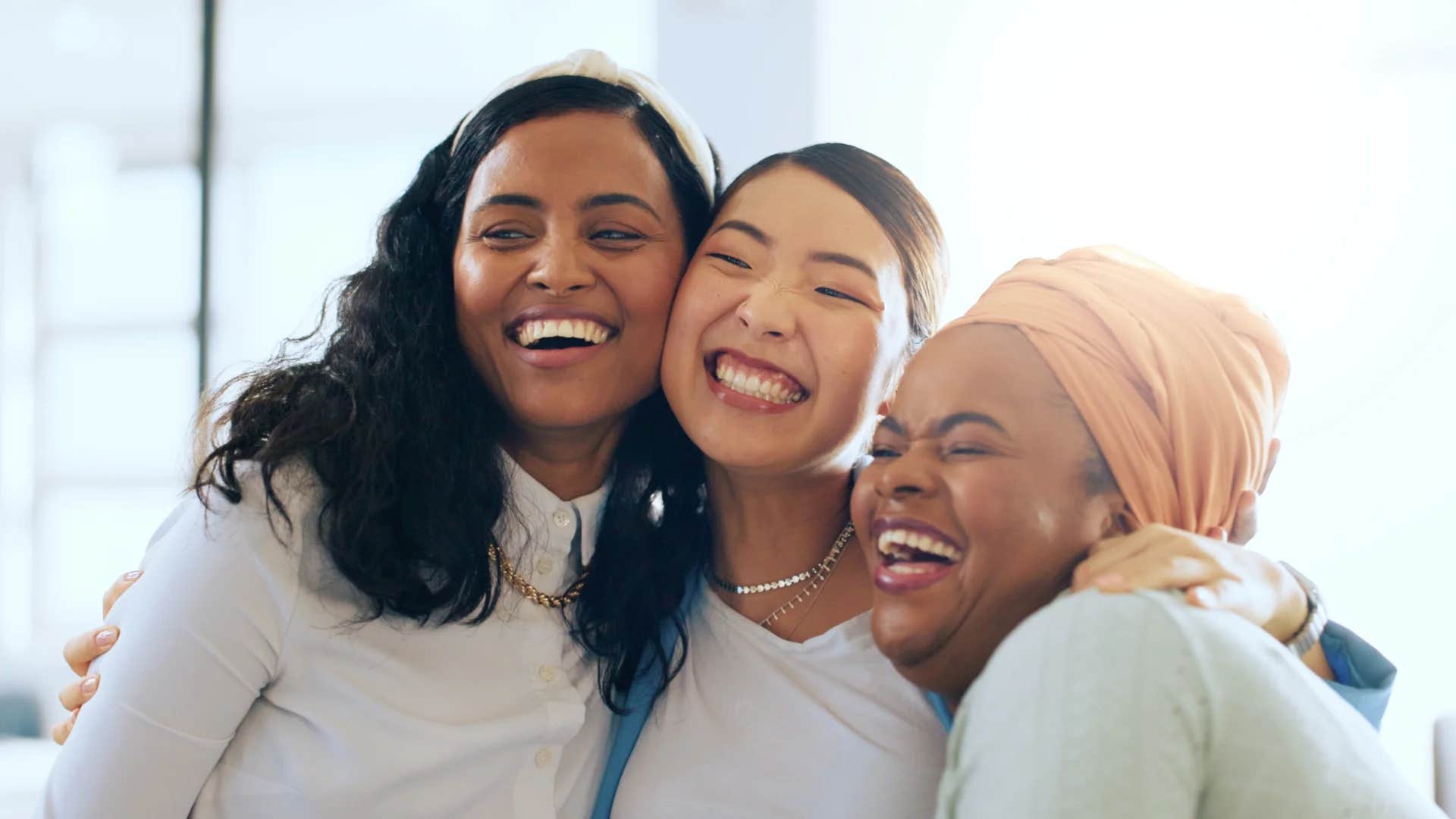 woman trying to sound smart telling friends blood is thicker than water