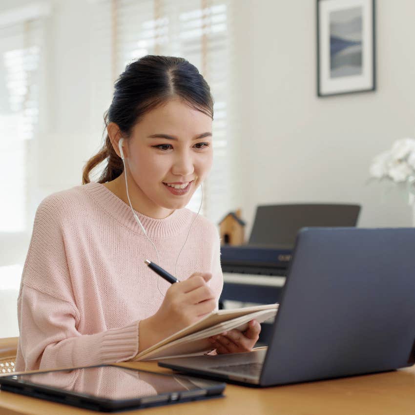 woman who needs to relax learning new skills