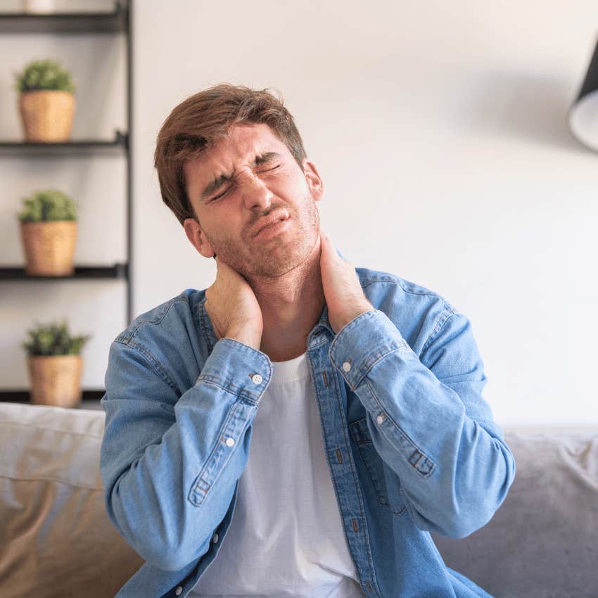 man having tinging sensation in his body