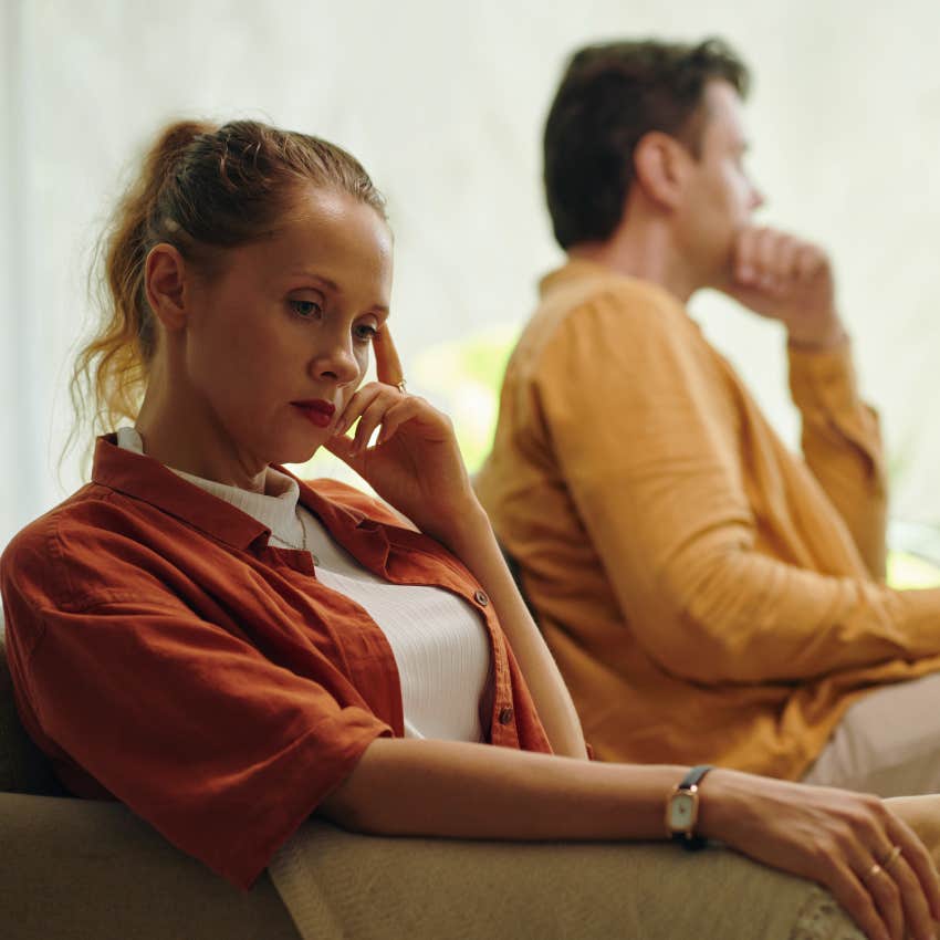woman feeling too soft to be vulnerable with her partner