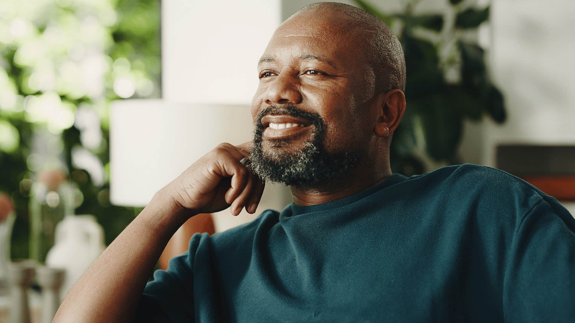 man in blue shirt thinking deeply as they remember the little things that matter to others