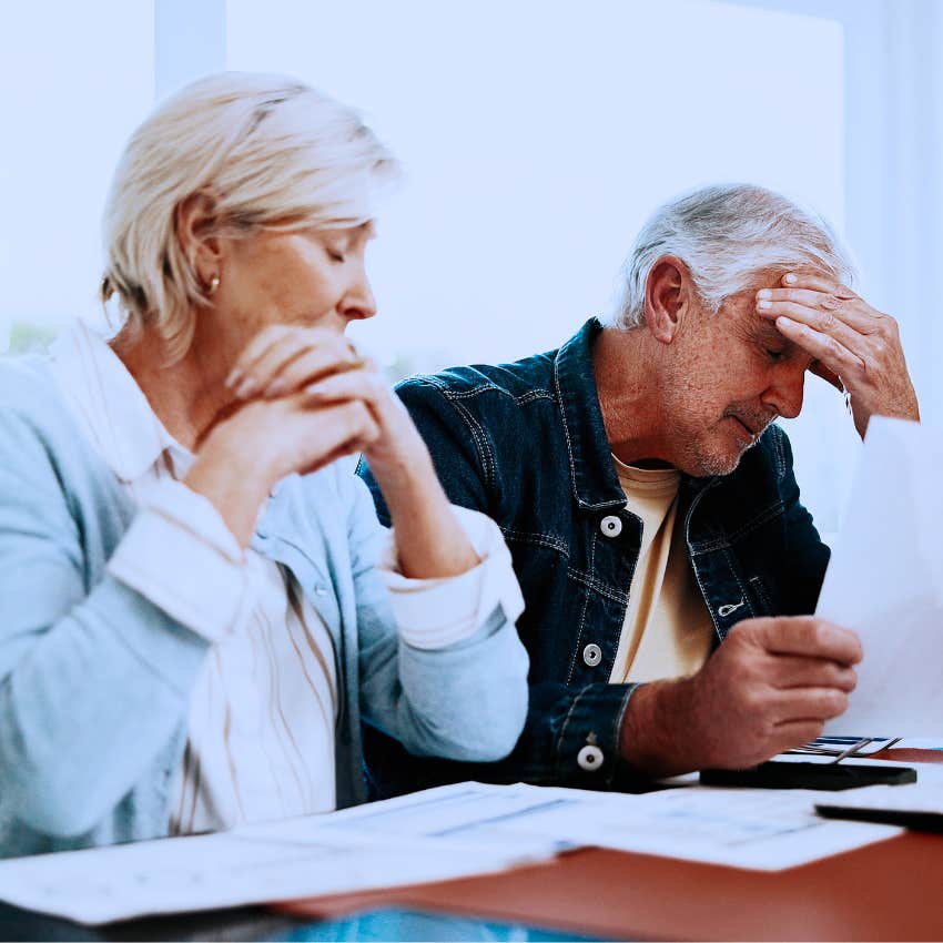 sad woman saying once I achieve that, I'll be happy to her husband