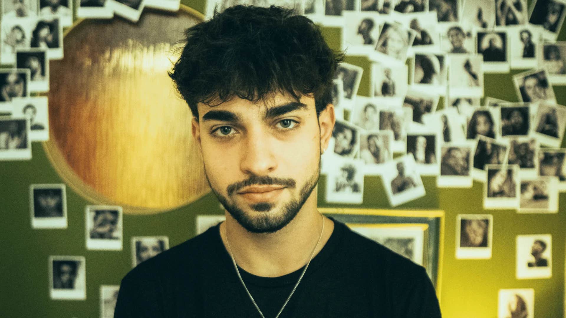 young man with amazing luck being mindful