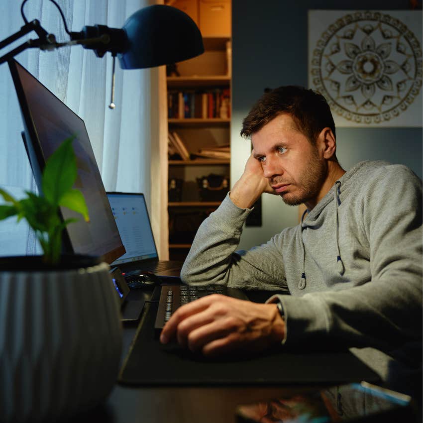 man wondering when something actually needs to be done