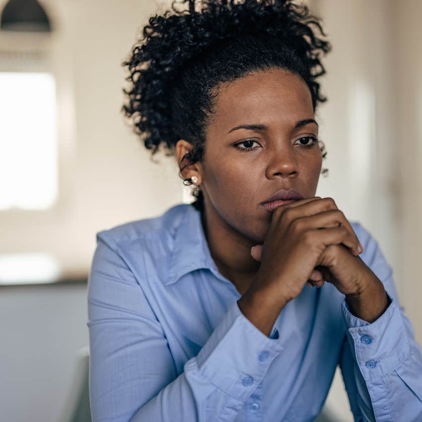 woman dealing with severe anxiety