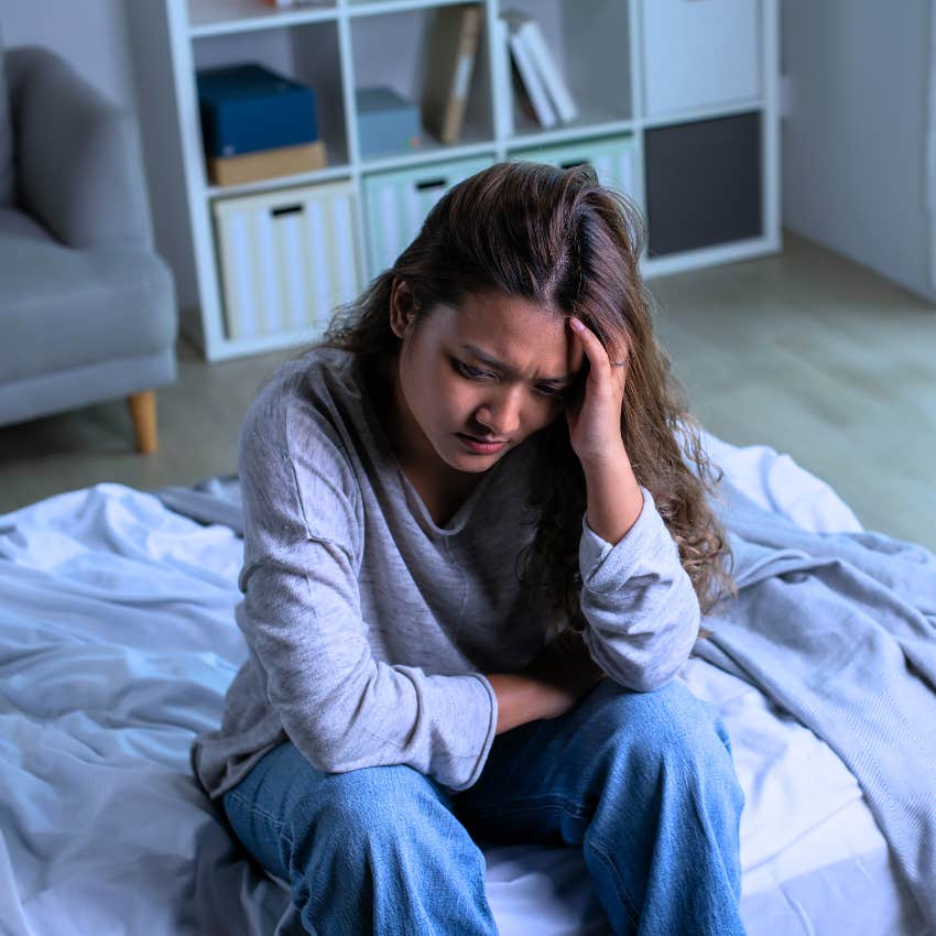 woman who's hard on herself saying I'm a failure out loud