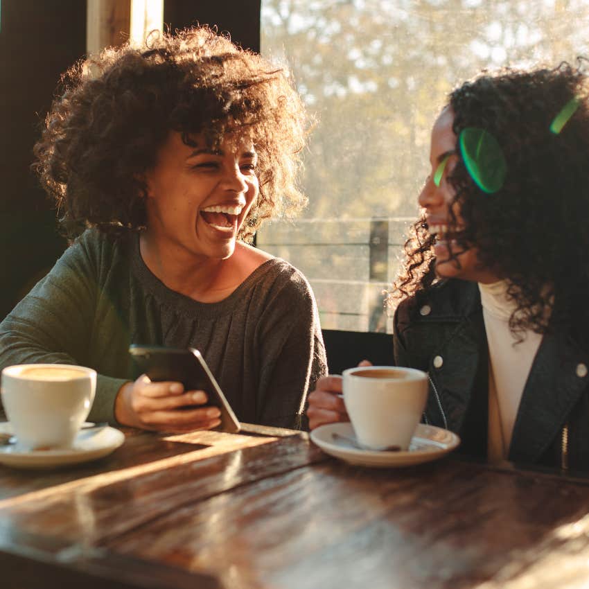 friends catching up having coffee on a daily basis