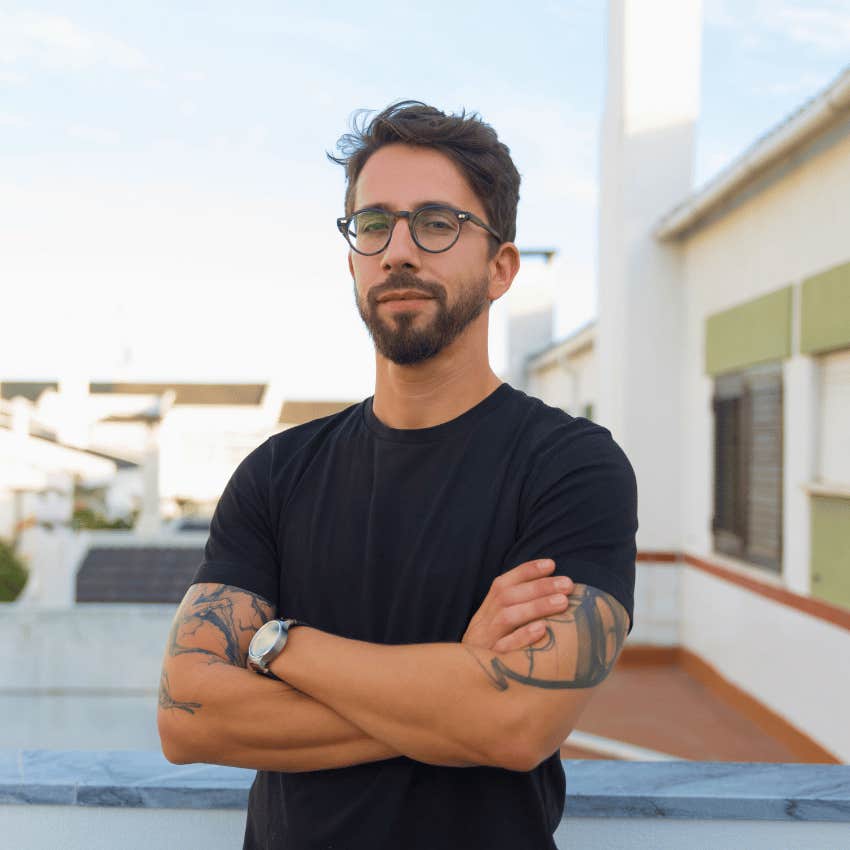 mean man who knows how to hide it saying must be nice to have people fawn over you