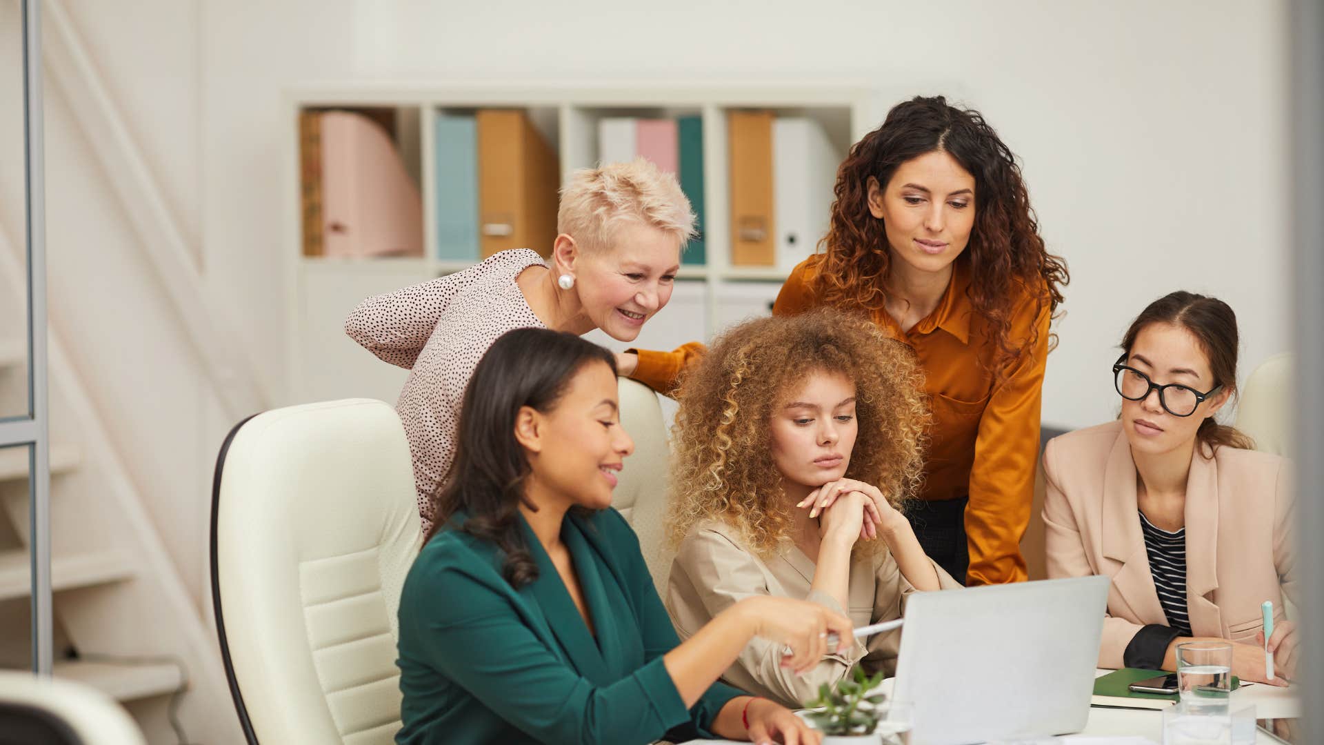 serious woman who thinks it's not the time and place to joke