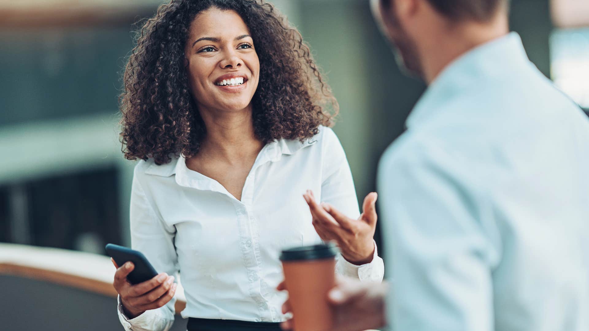 woman saying it depends on what you want