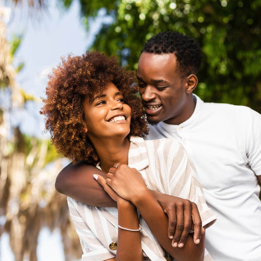 couple telling each other they'll figure it out