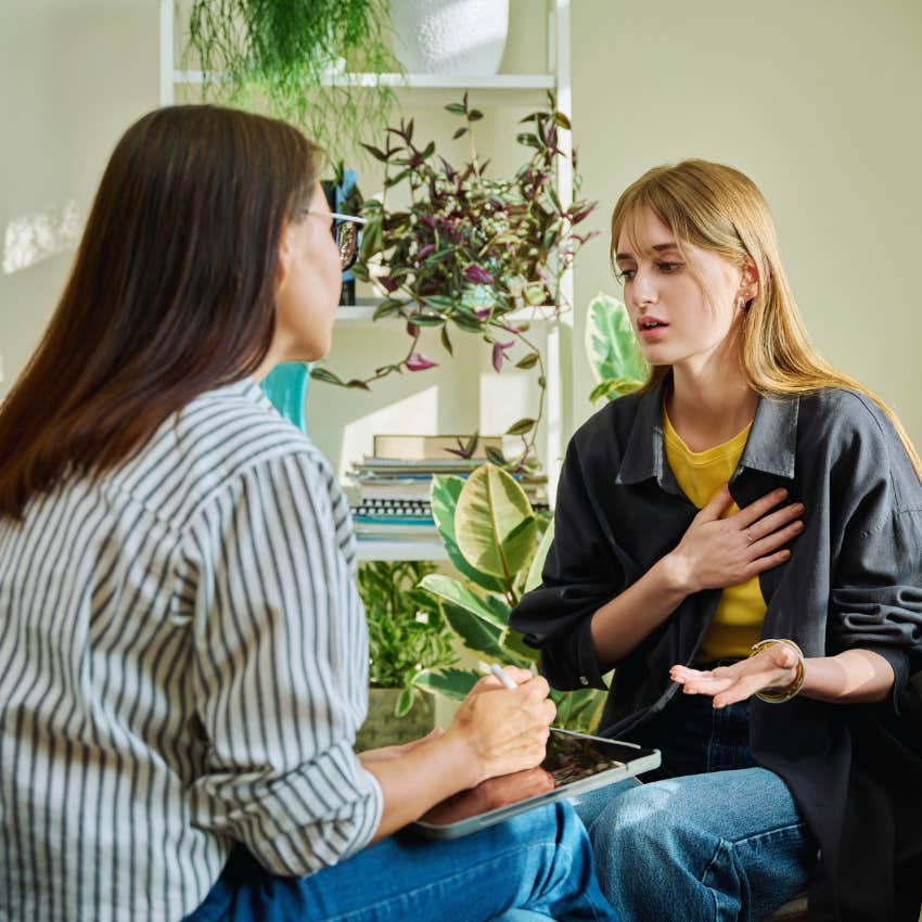 woman saying i'm just taking it one day at a time