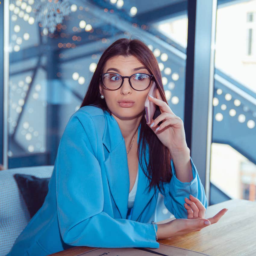 woman with a remarkable mind saying i could be wrong