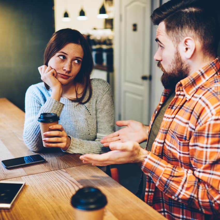 man tired of watching woman not help herself telling her i don't know what to do for you anymore