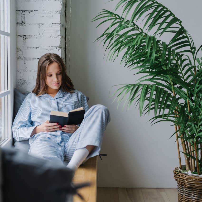 woman learning how to relate to other people by reading fiction