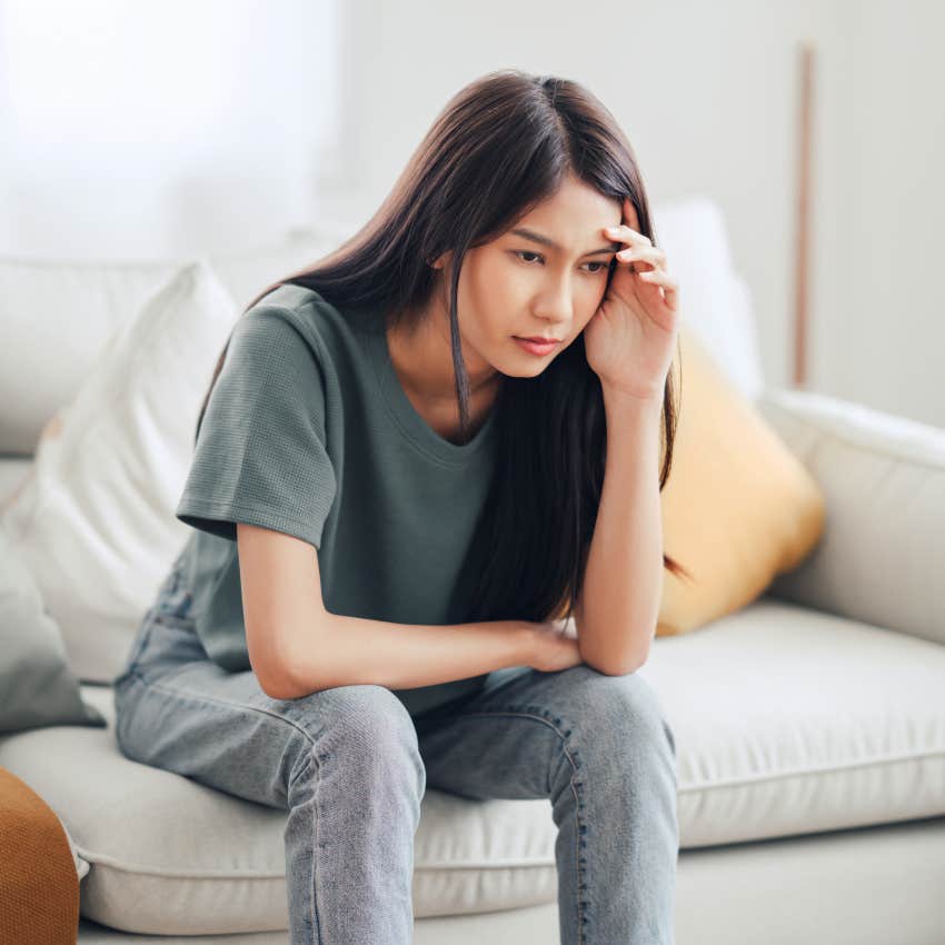 woman saying something will probably go wrong because she doesn't feel safe getting her hopes up