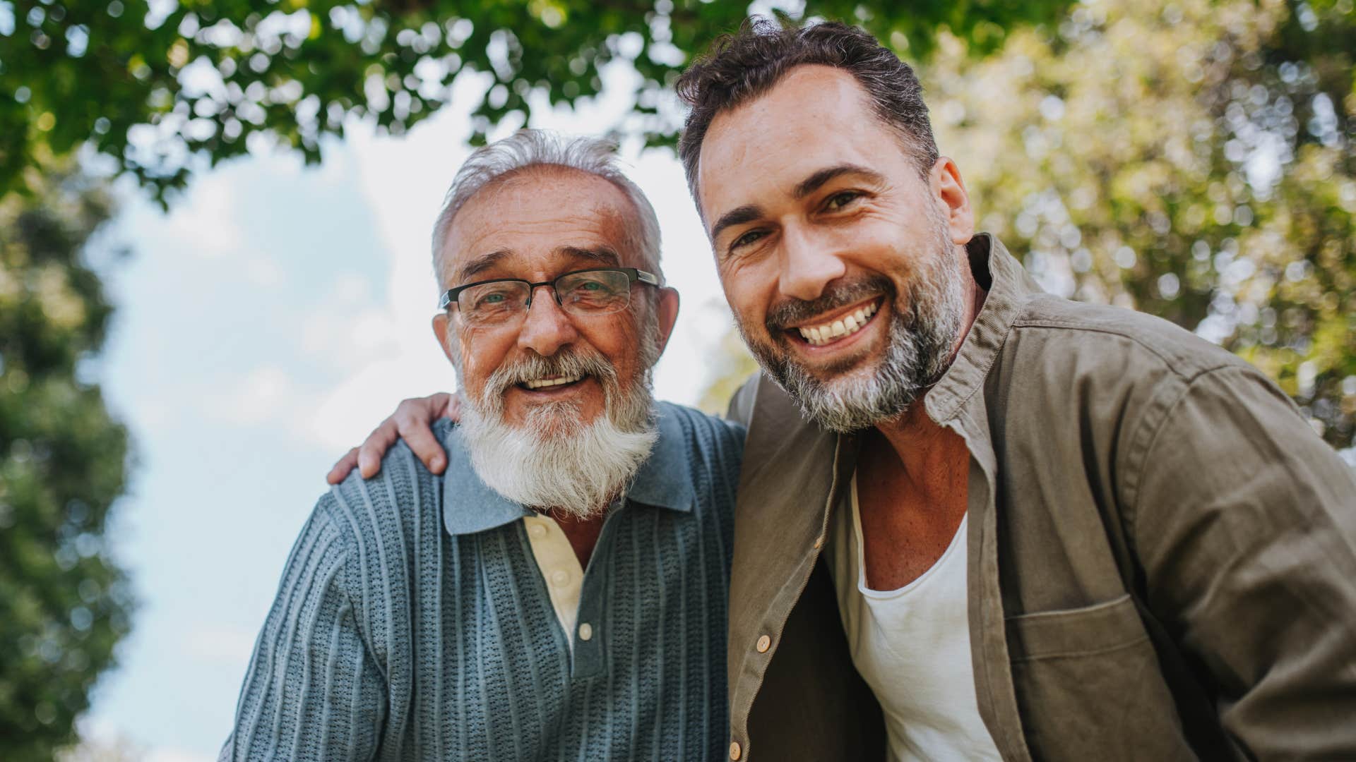 boomer dad spending time with adult son struggles in silence with kids leaving the nest