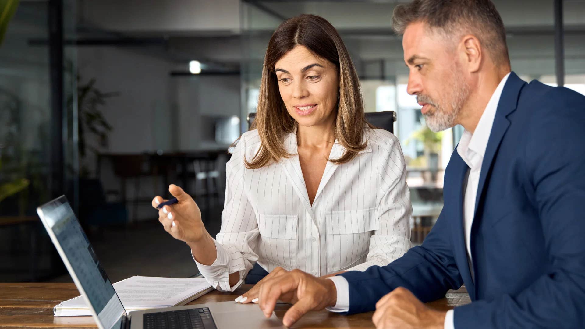 intelligent man having a hard time accepting his weaknesses with boss