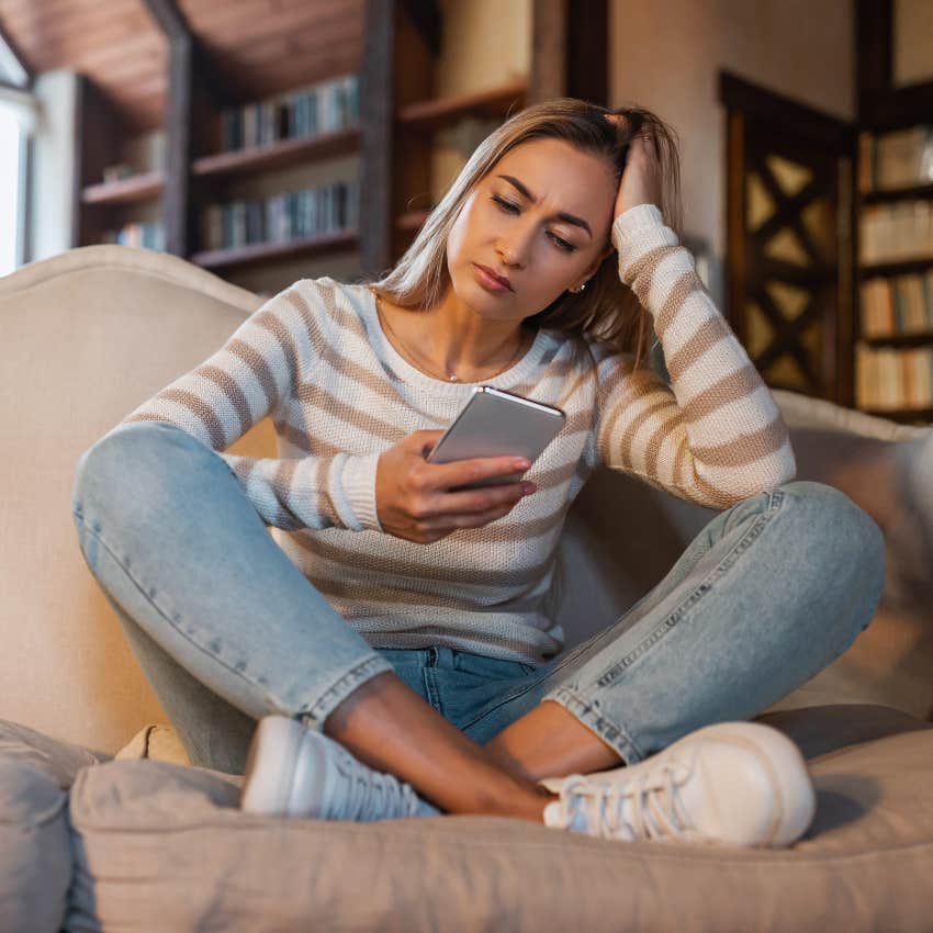 woman complaining about only hearing from people when they need something