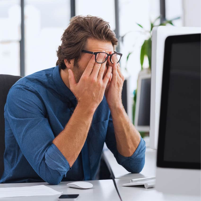 man complaining about being supposed to handle everything on his own