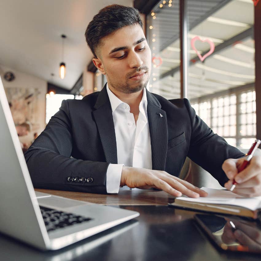 man who feels better when he's productive