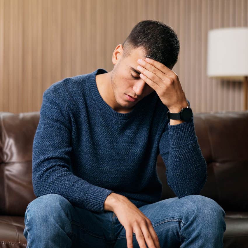  man who had an unpredictable childhood and thinks the universe has it out for him