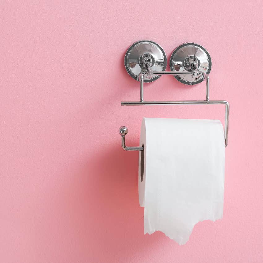 toilet paper that a successful person rolled over