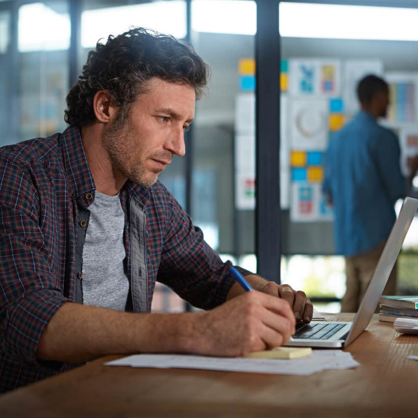 man who doubts himself has a strong work ethic
