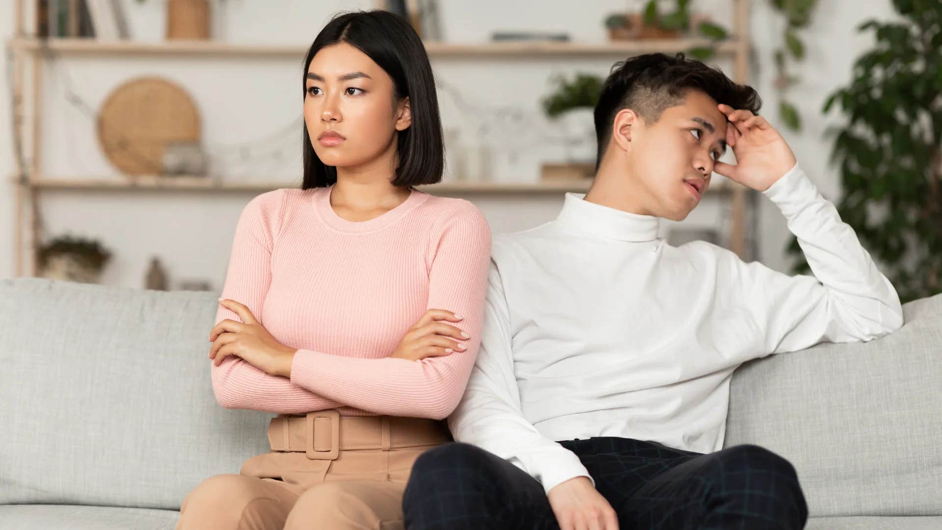 woman checking out of her marriage saying do whatever you want