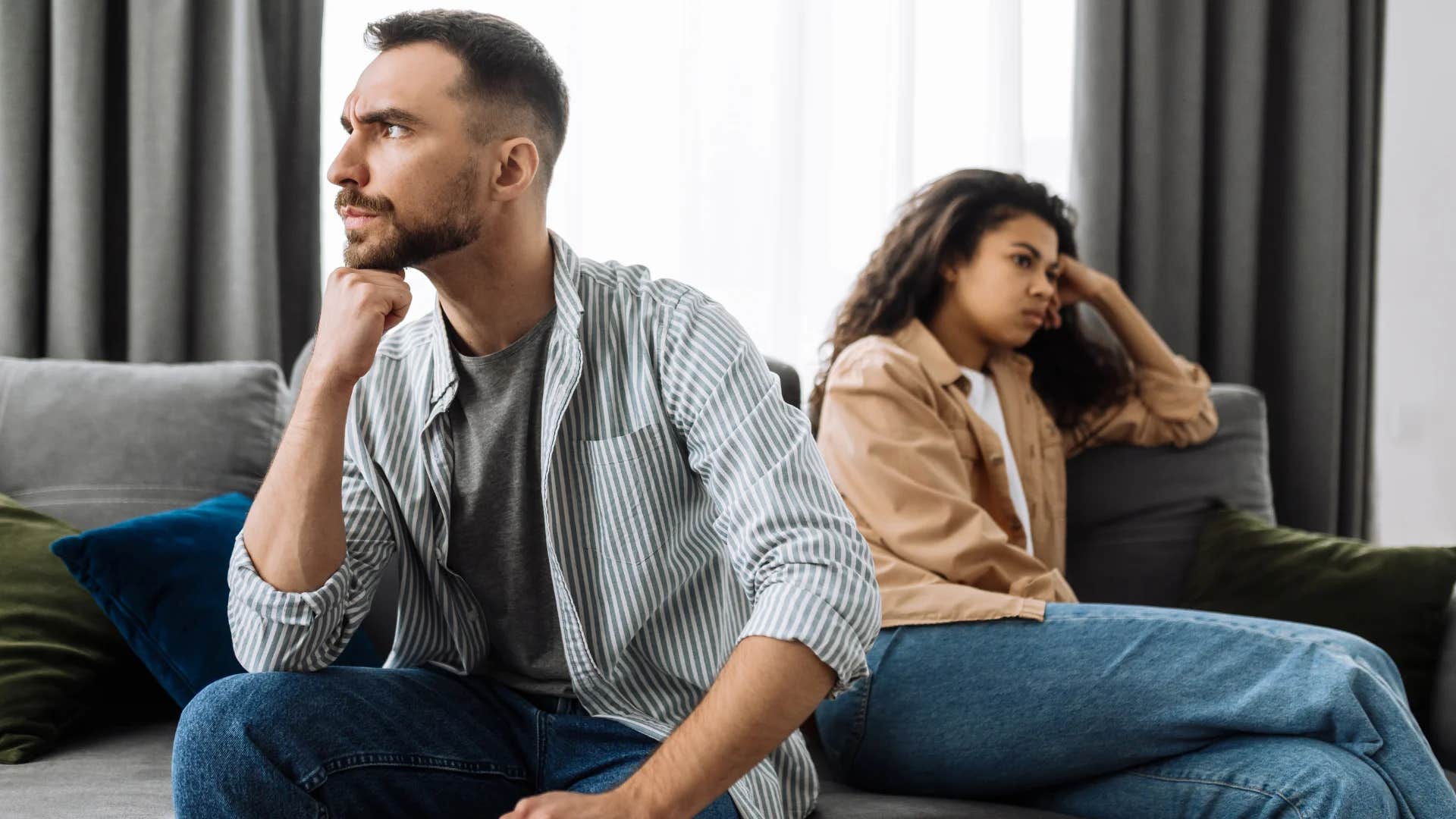 woman checking out of her marriage saying i'll take care of it